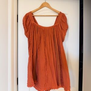 Free People Terracotta Tunic